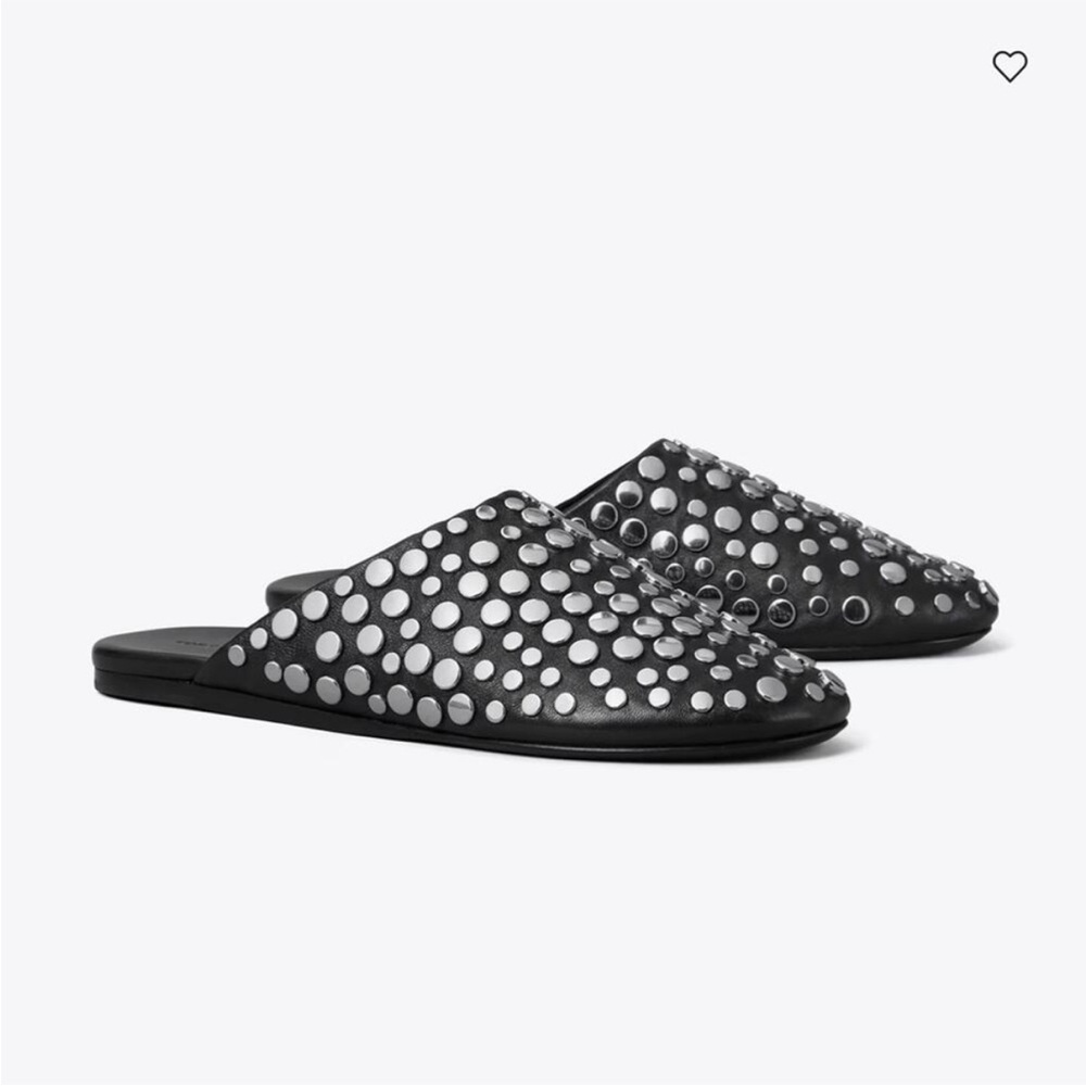 Tory Burch studded mules -8 - Picture 3 of 8